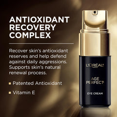 L'Oreal Paris textura cremosa de Age Perfect Eye que hidrata sin ser grasa