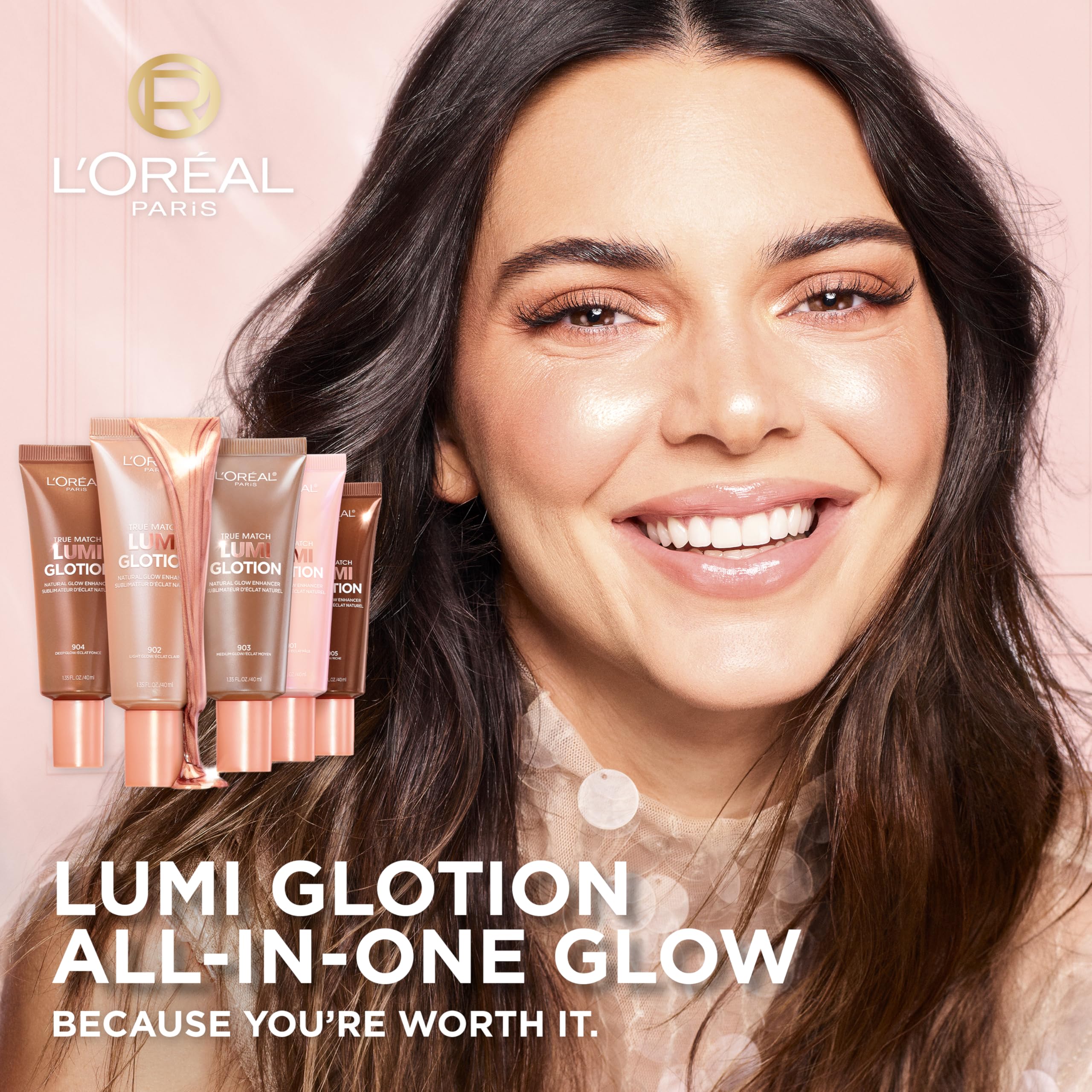 L'Oreal Paris textura líquida en gotero demostrando fácil difusión e hidratación
