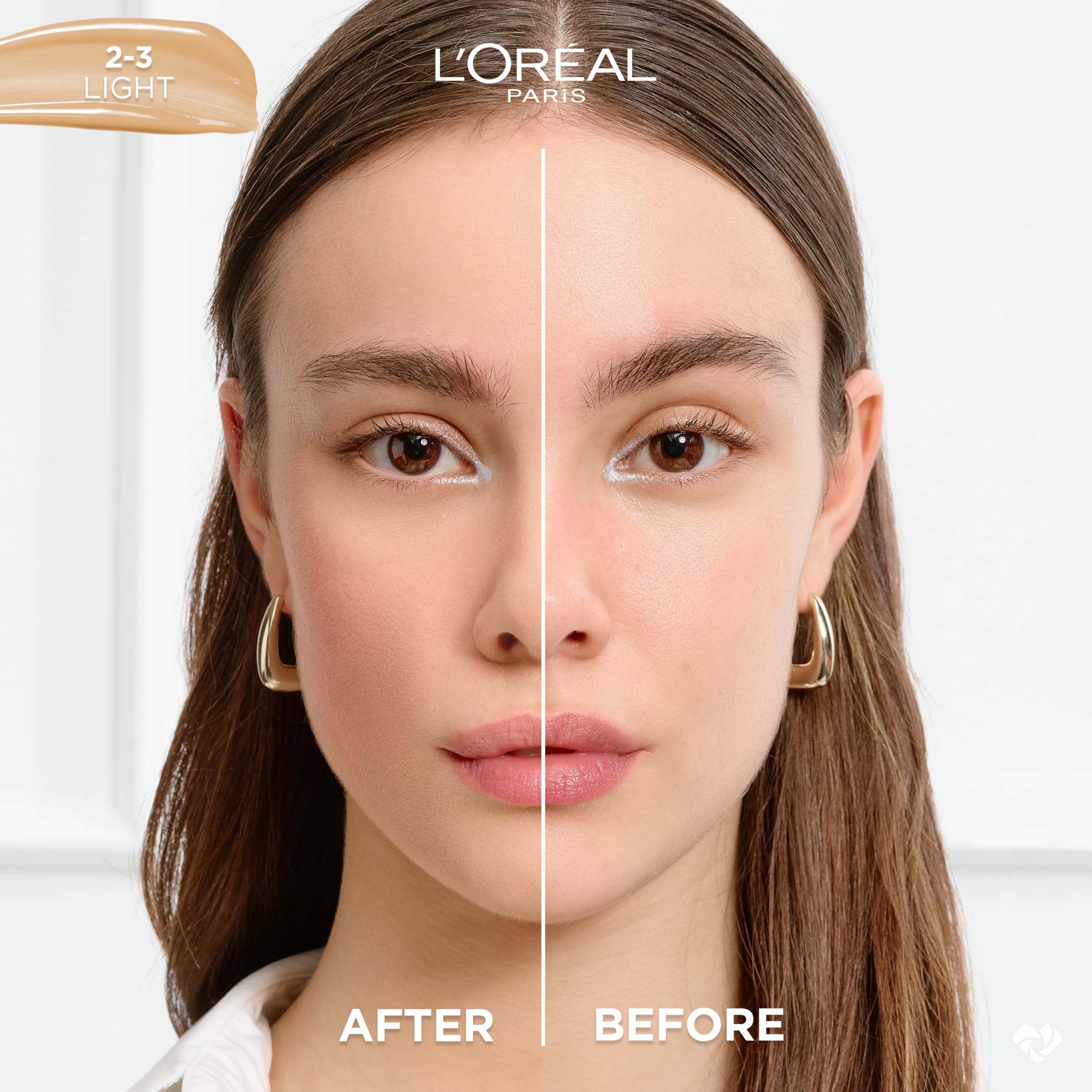 L'Oreal Paris gota de serum mostrando textura hidratante ligera