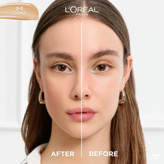 L'Oreal Paris gota de serum mostrando textura hidratante ligera