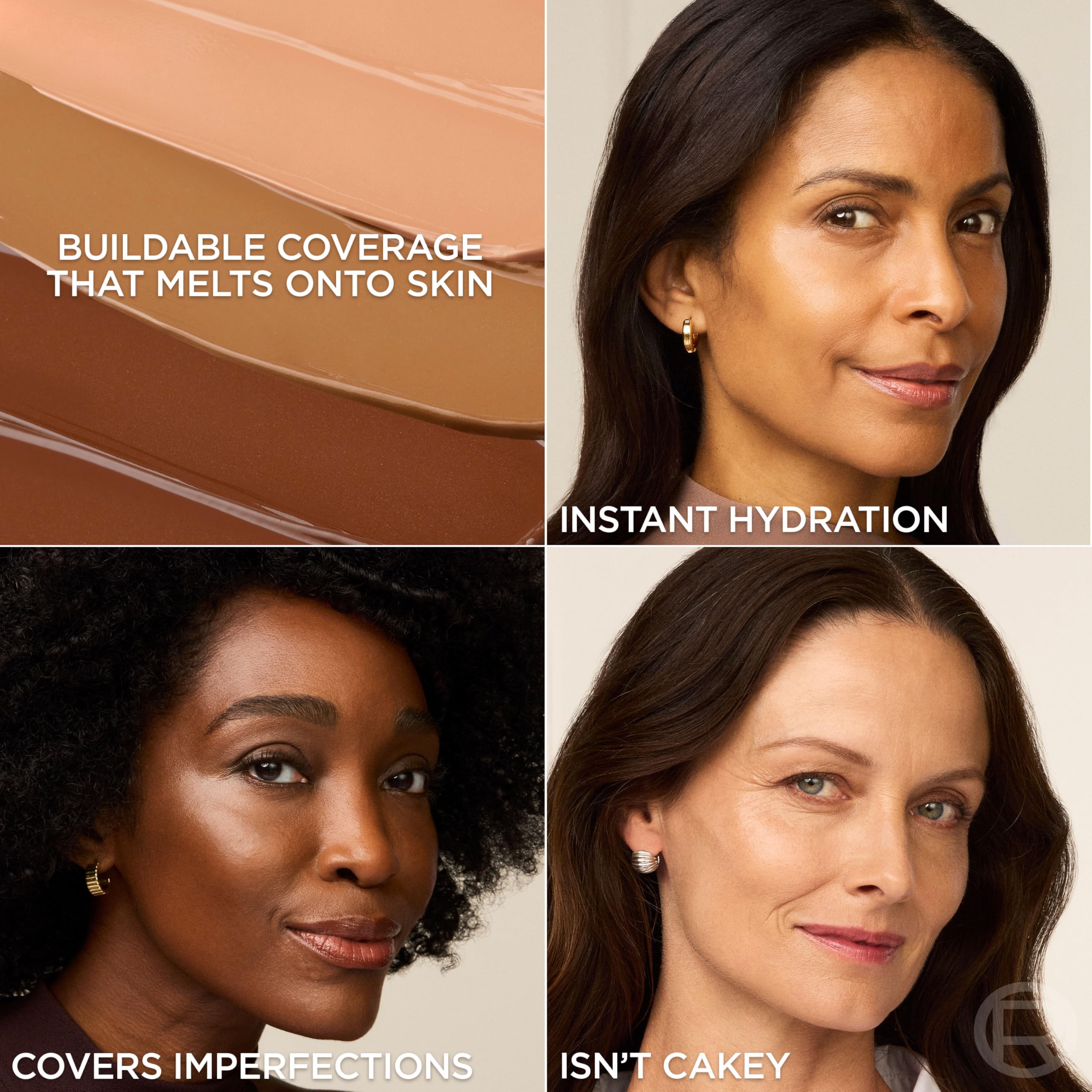 L'Oreal Paris comparación antes y después de difusión, mejora el aspecto de imperfecciones