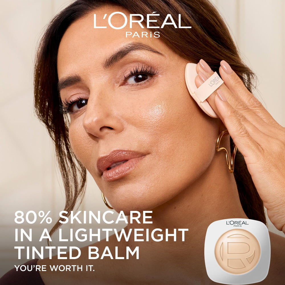 L'Oreal Paris etiqueta con lista de ingredientes tipo skincare visible y clara