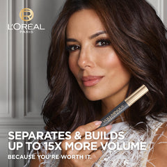 L'Oreal Paris detalle del cepillo volumizador que separa y cubre cada pestaña