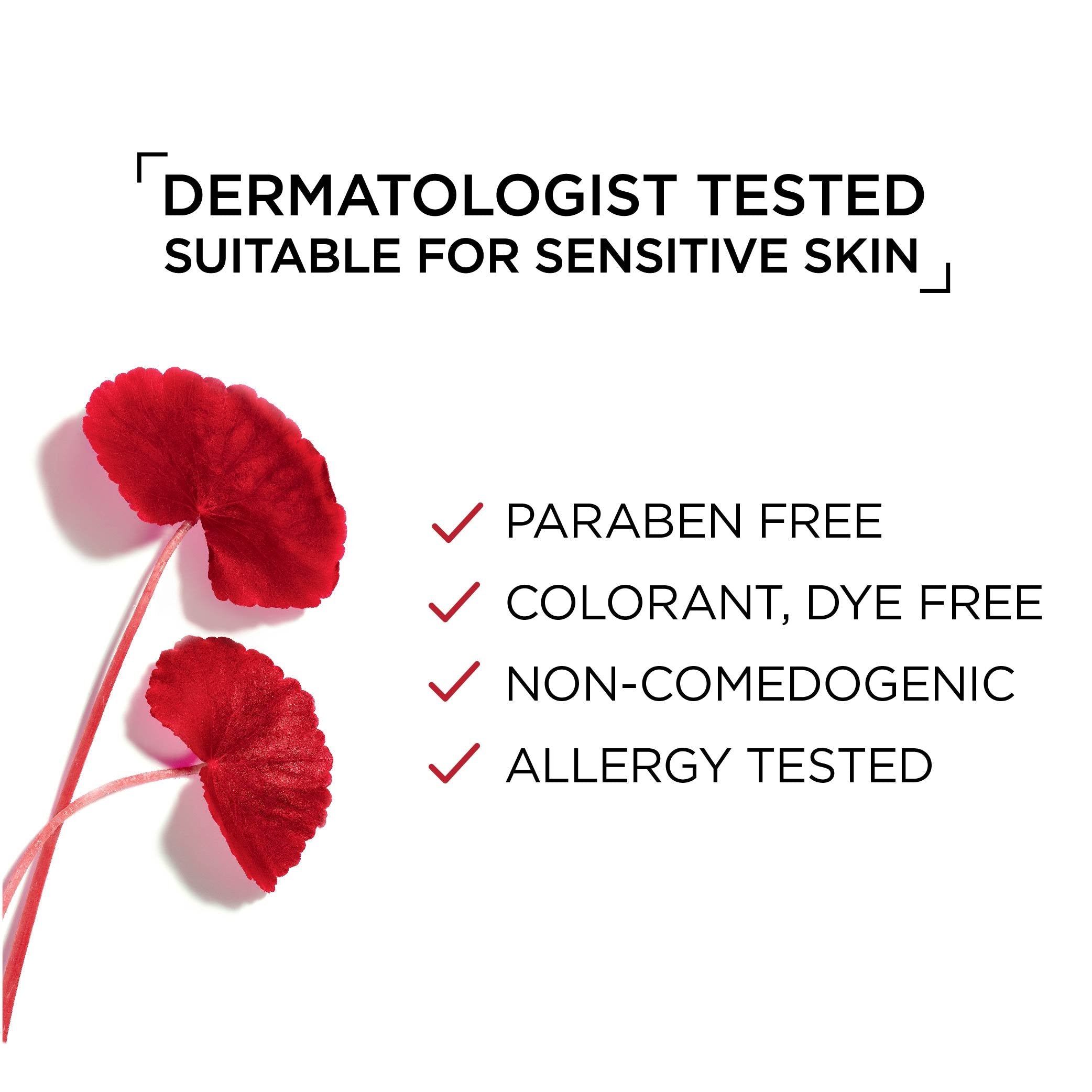 L'Oréal Paris textura de la crema ligera que se absorbe rápidamente