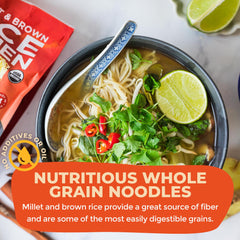 Lotus Foods comparación de escala con mano, tamaño práctico de 10 oz