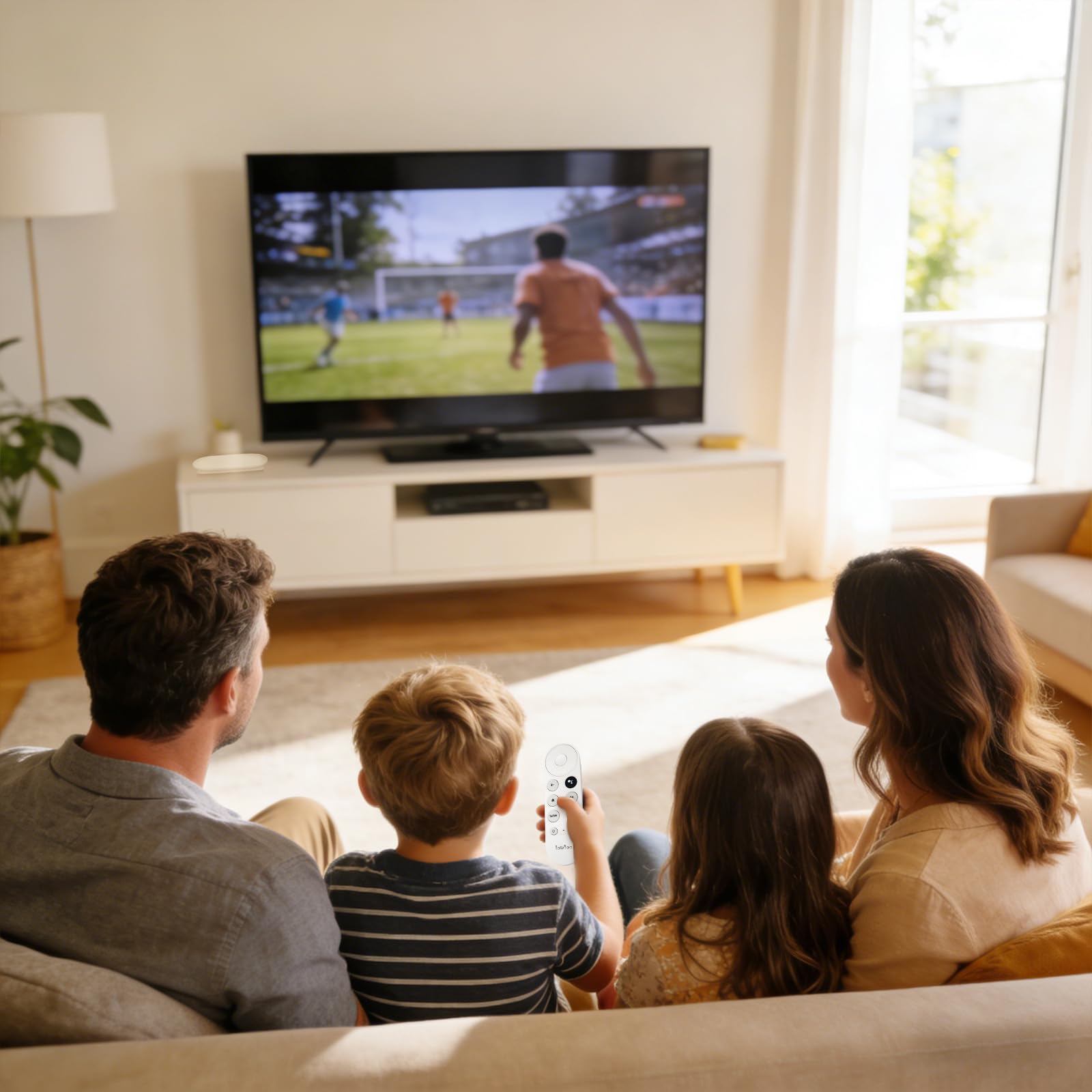 LOUTOC mando sobre mueble en sala para integrar con deco y uso diario