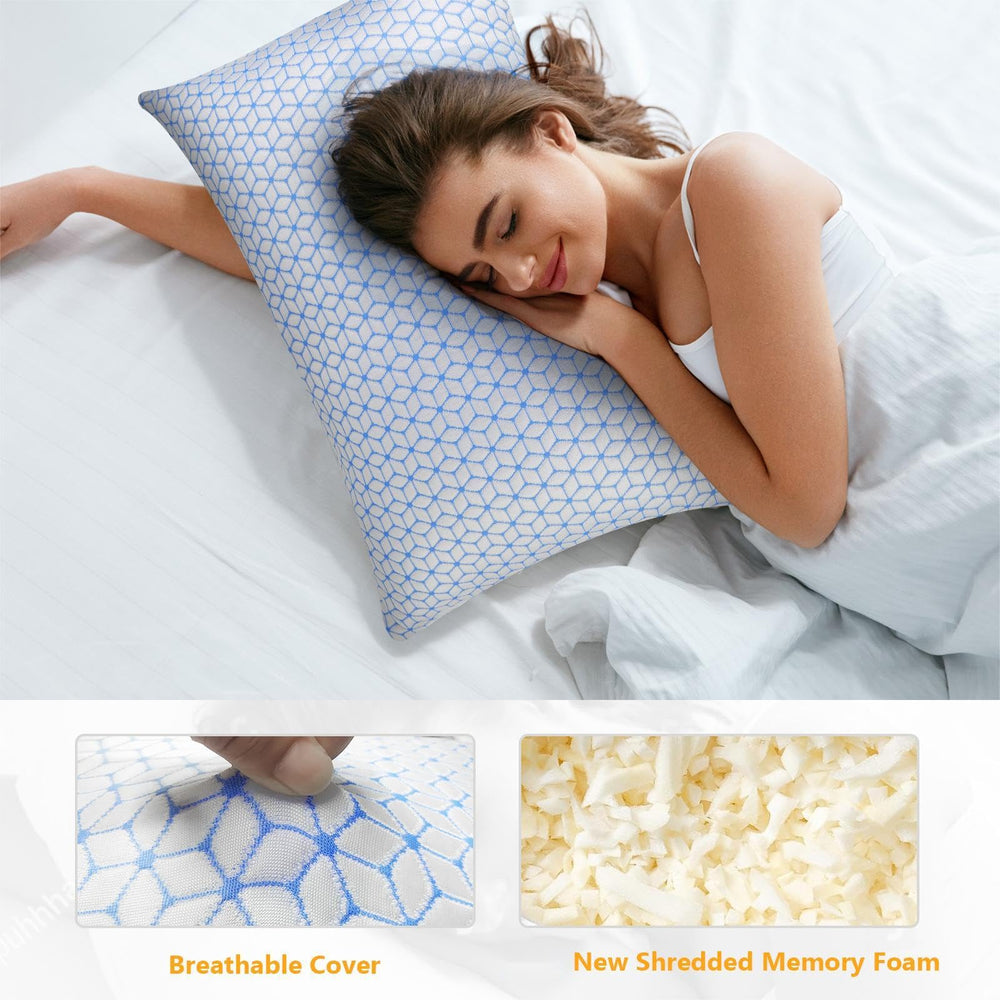 Love Attitude primer plano del memory foam triturado que ofrece adaptabilidad