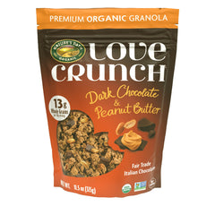 Love Crunch frente del empaque mostrando el diseño y conveniencia