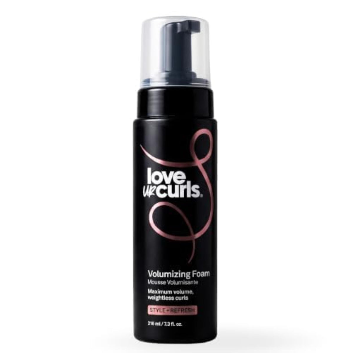 Love Ur Curls envase frontal mostrando diseño y volumen
