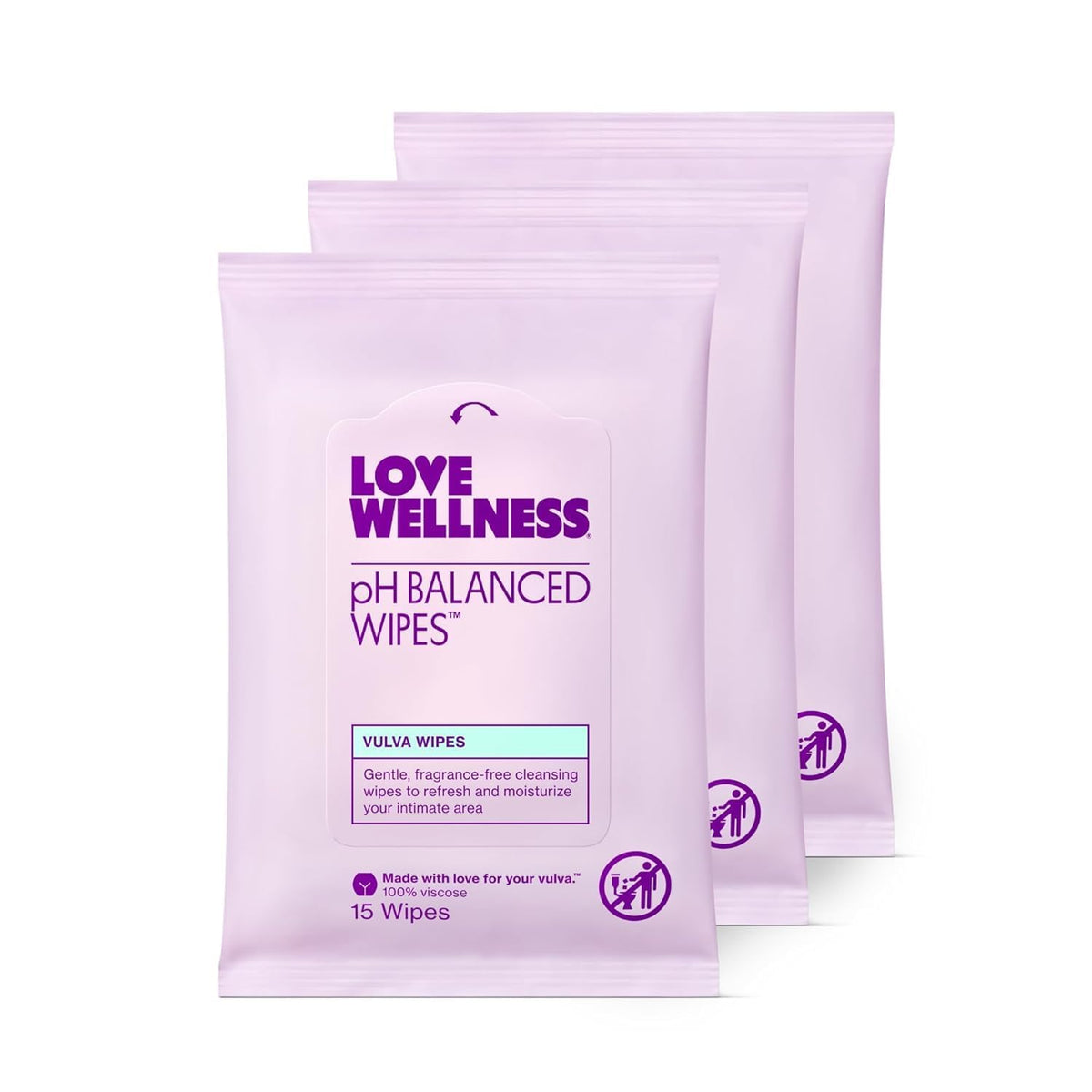 Love Wellness vista frontal del pack compacto útil para viaje