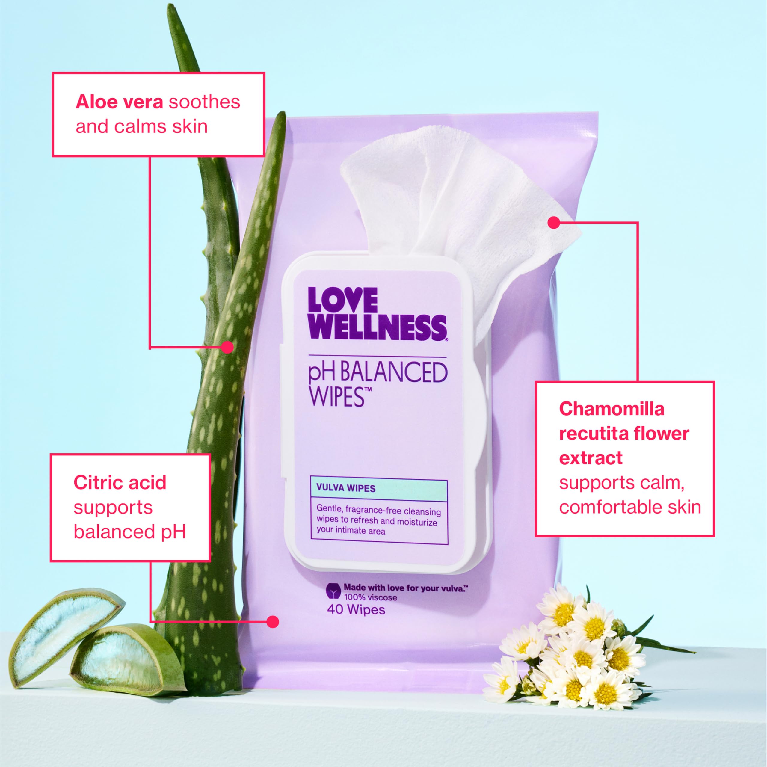 Love Wellness uso externo en bolso, limpieza rápida y discreta