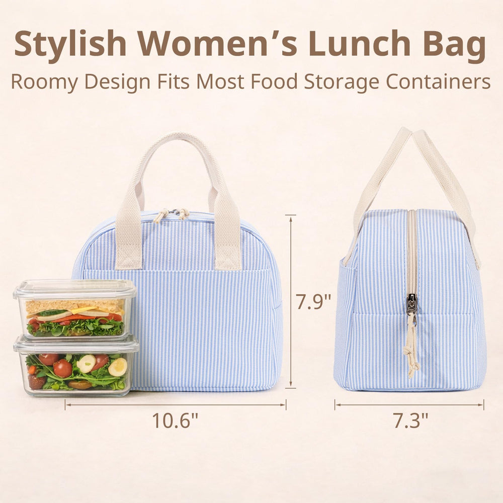 LOVELYWIND bolsa en uso en oficina, mantiene comida organizada