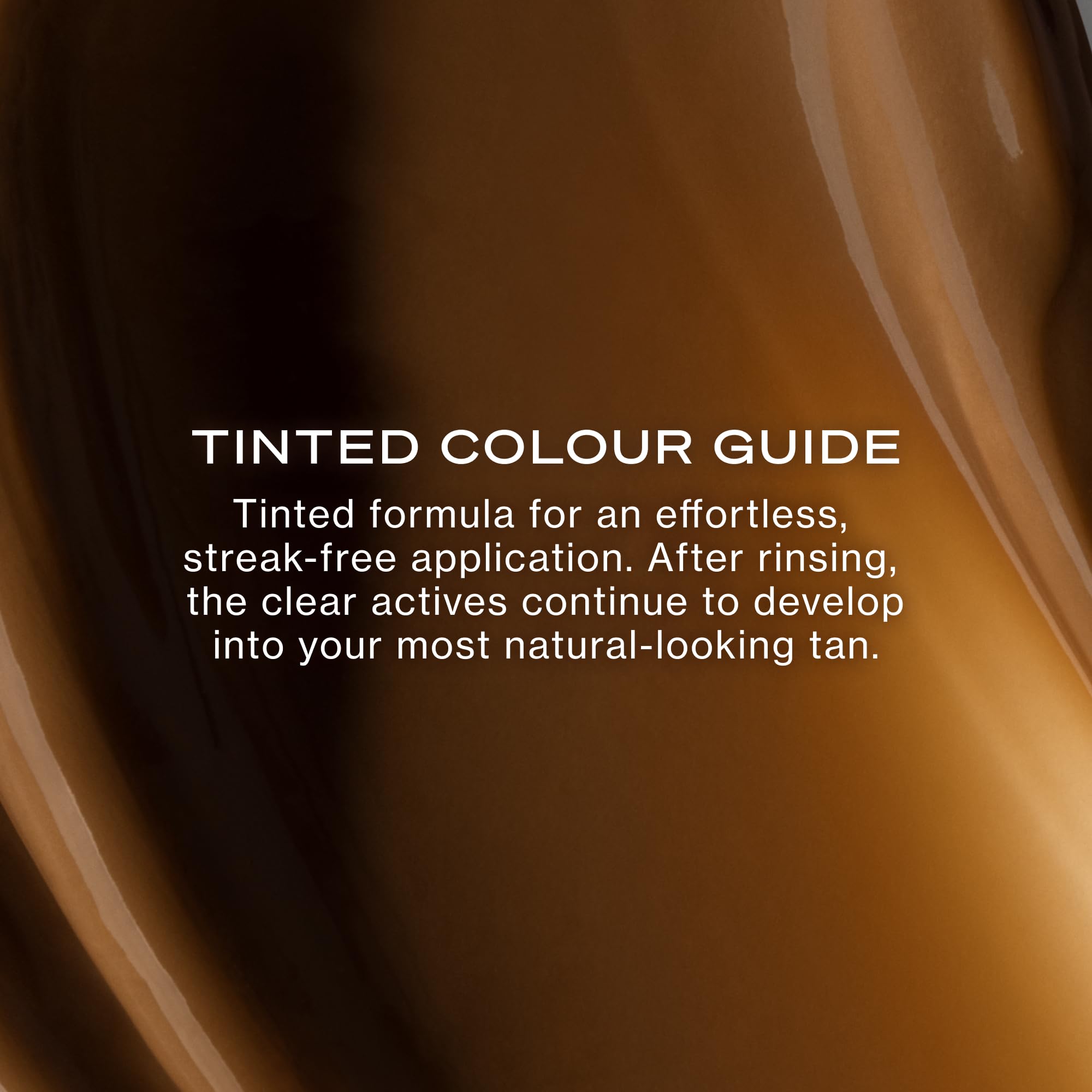 Loving Tan etiqueta con ingredientes naturales y beneficio de origen DHA