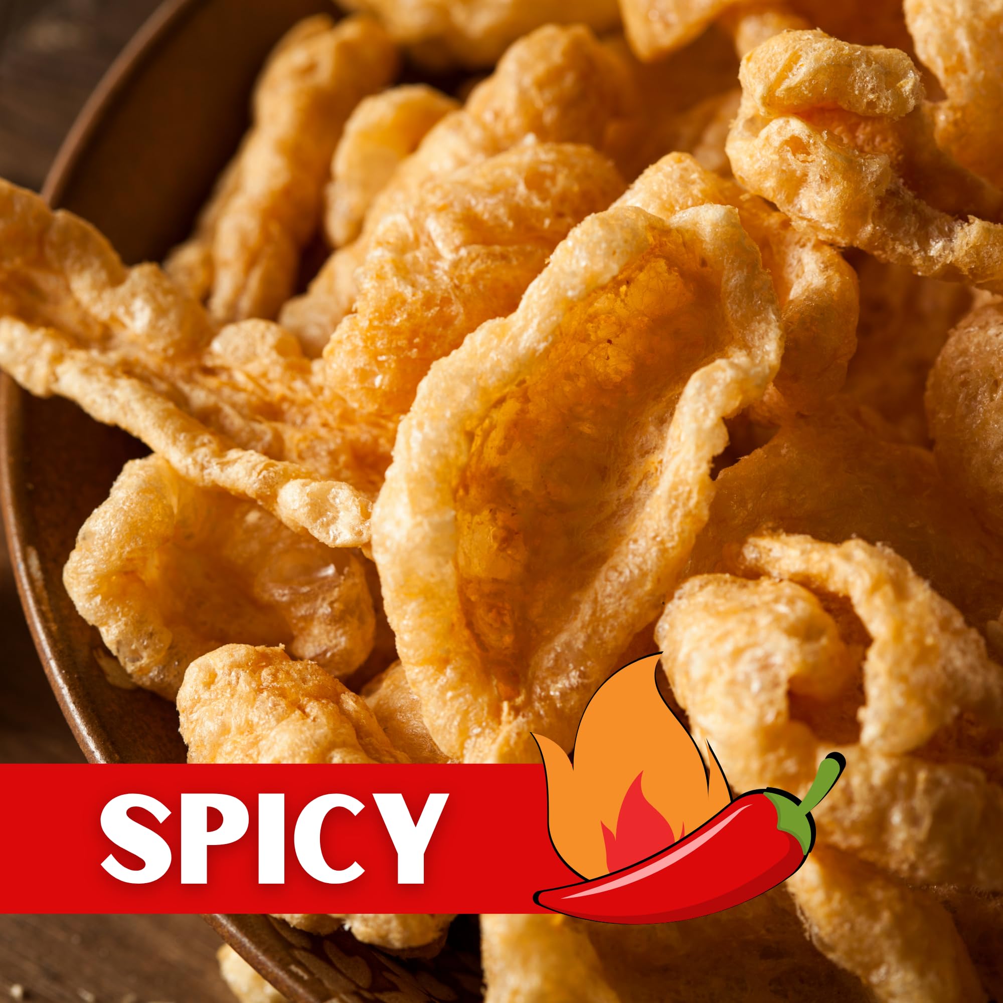 Lowrey's curls served with dip, showing spicy bacon flavor pairing