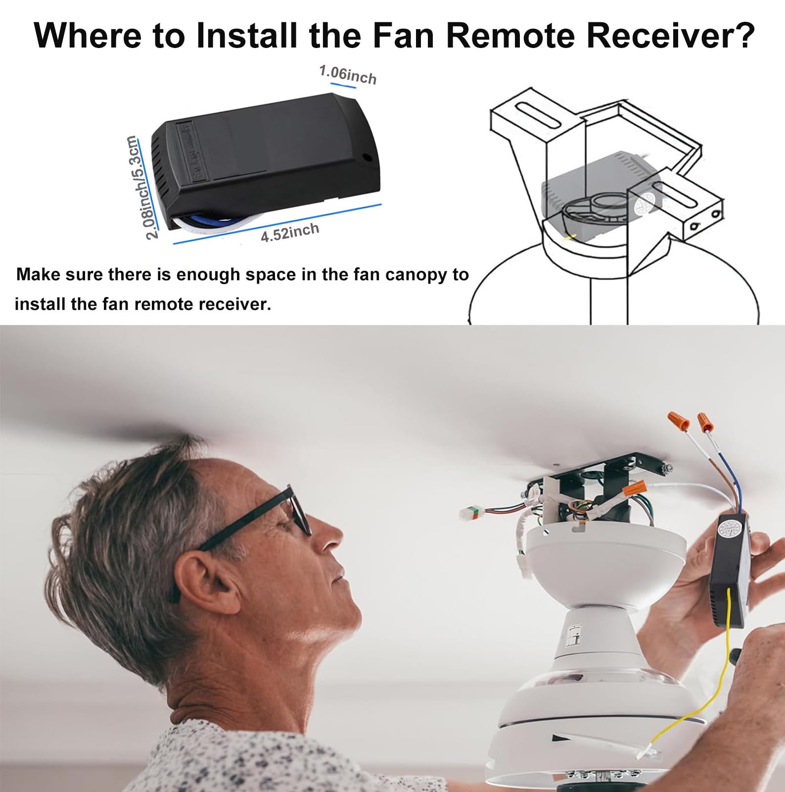 LPHUMEX base de pared para guardar el mando y mantener orden