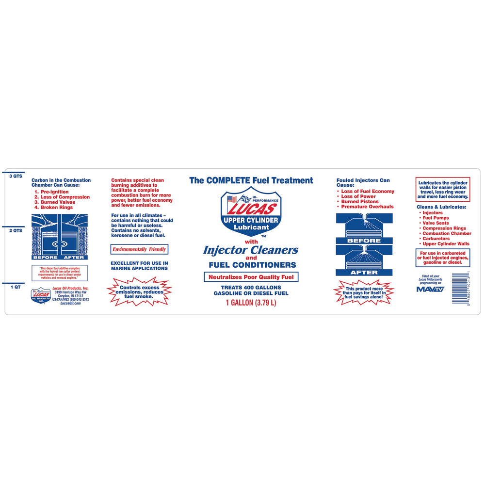 Lucas Oil detalle del líquido mostrando textura y concentración protectora