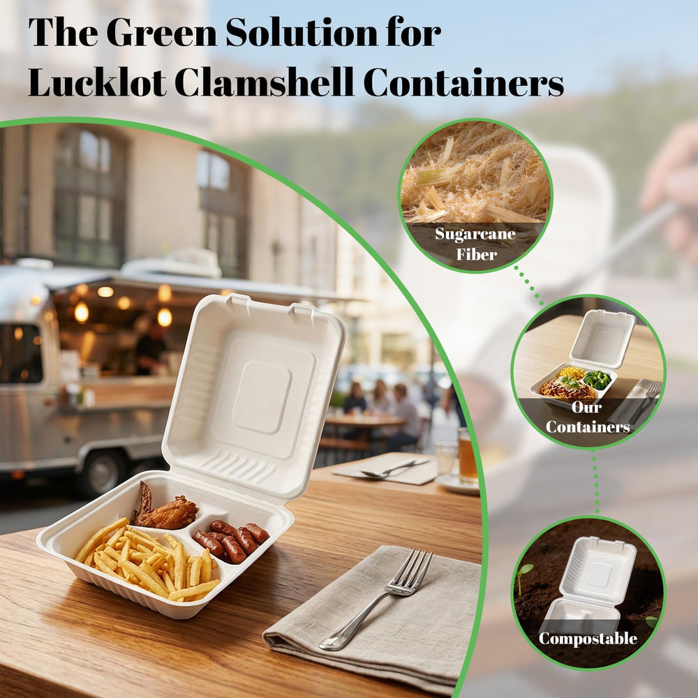Lucklot envase en microondas, apto para recalentar comidas
