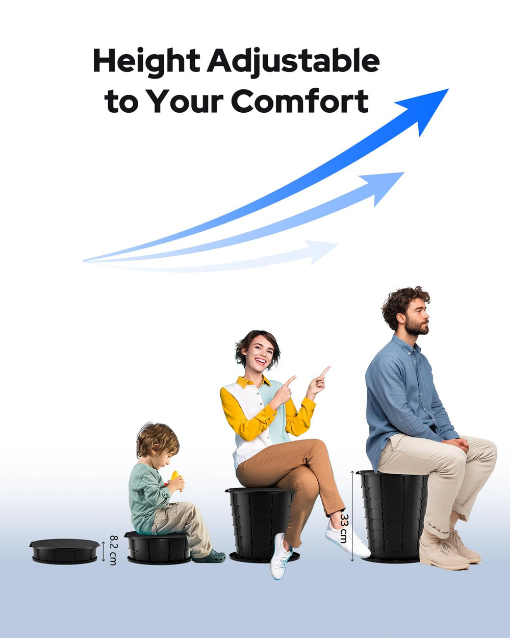 LuckyNov asiento detalle, superficie ergonómica y cómoda