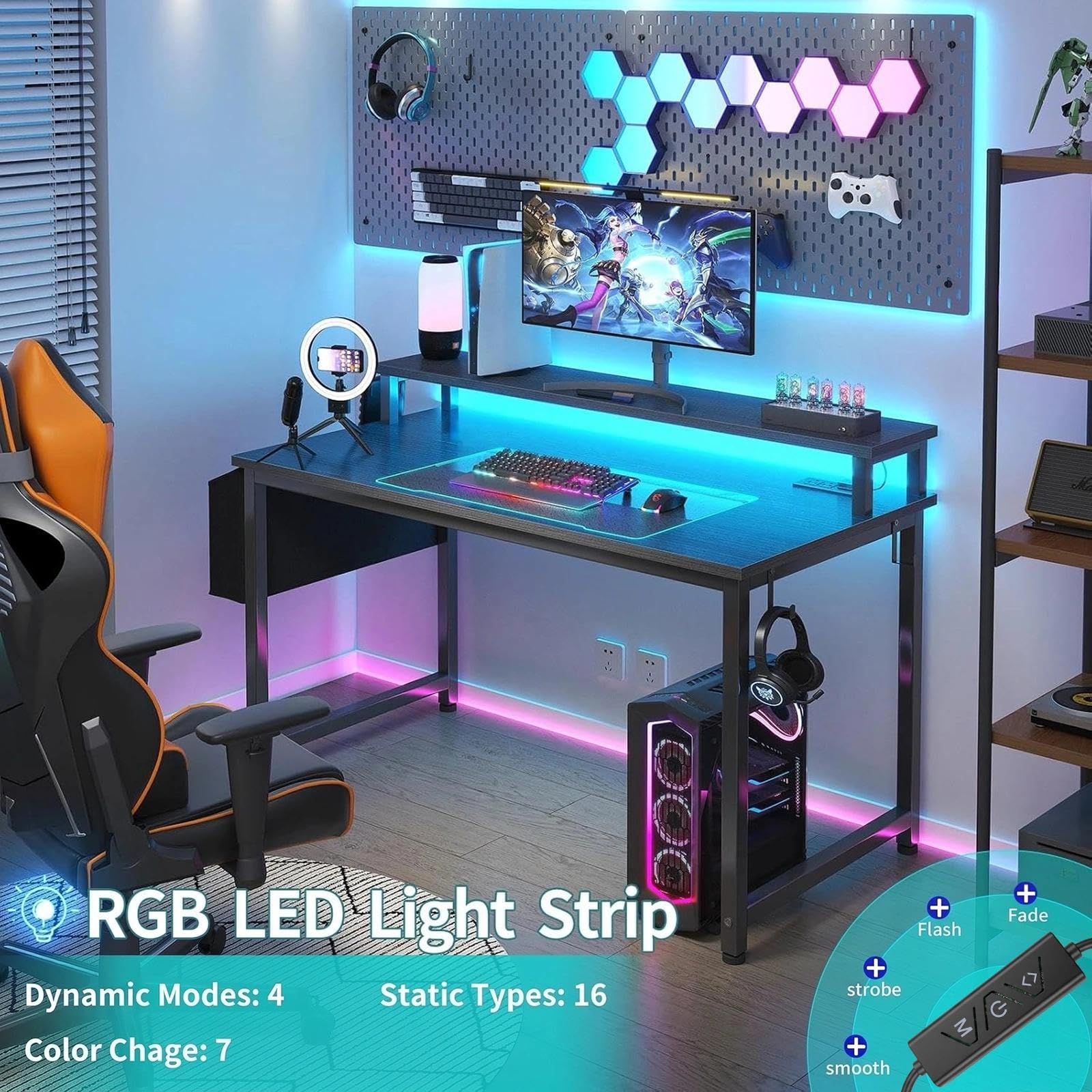 Lufeiya regleta integrada con enchufes y puertos USB para carga rápida