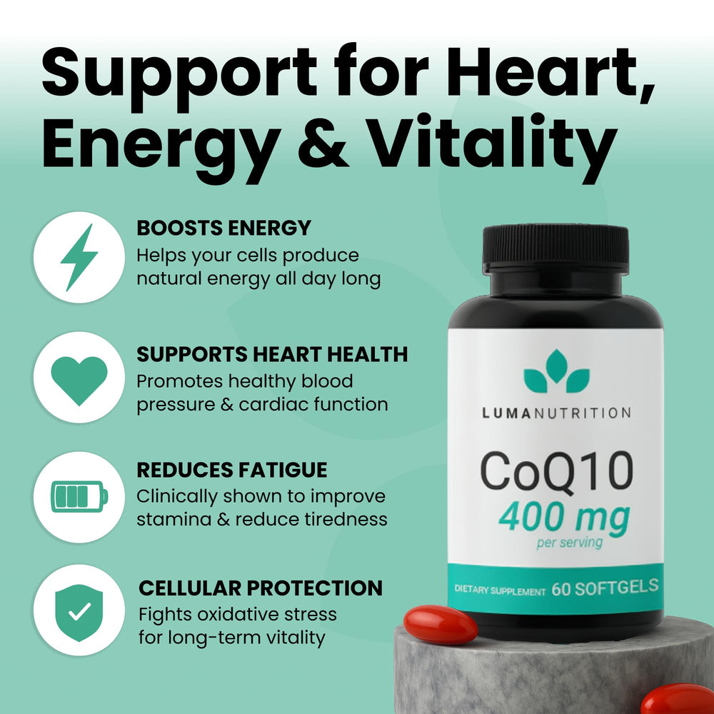 Luma Nutrition softgels en mano para comparar tamaño y facilidad de consumo