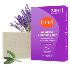 Lume barra lavanda frontal mostrando su formato compacto y aroma clásico
