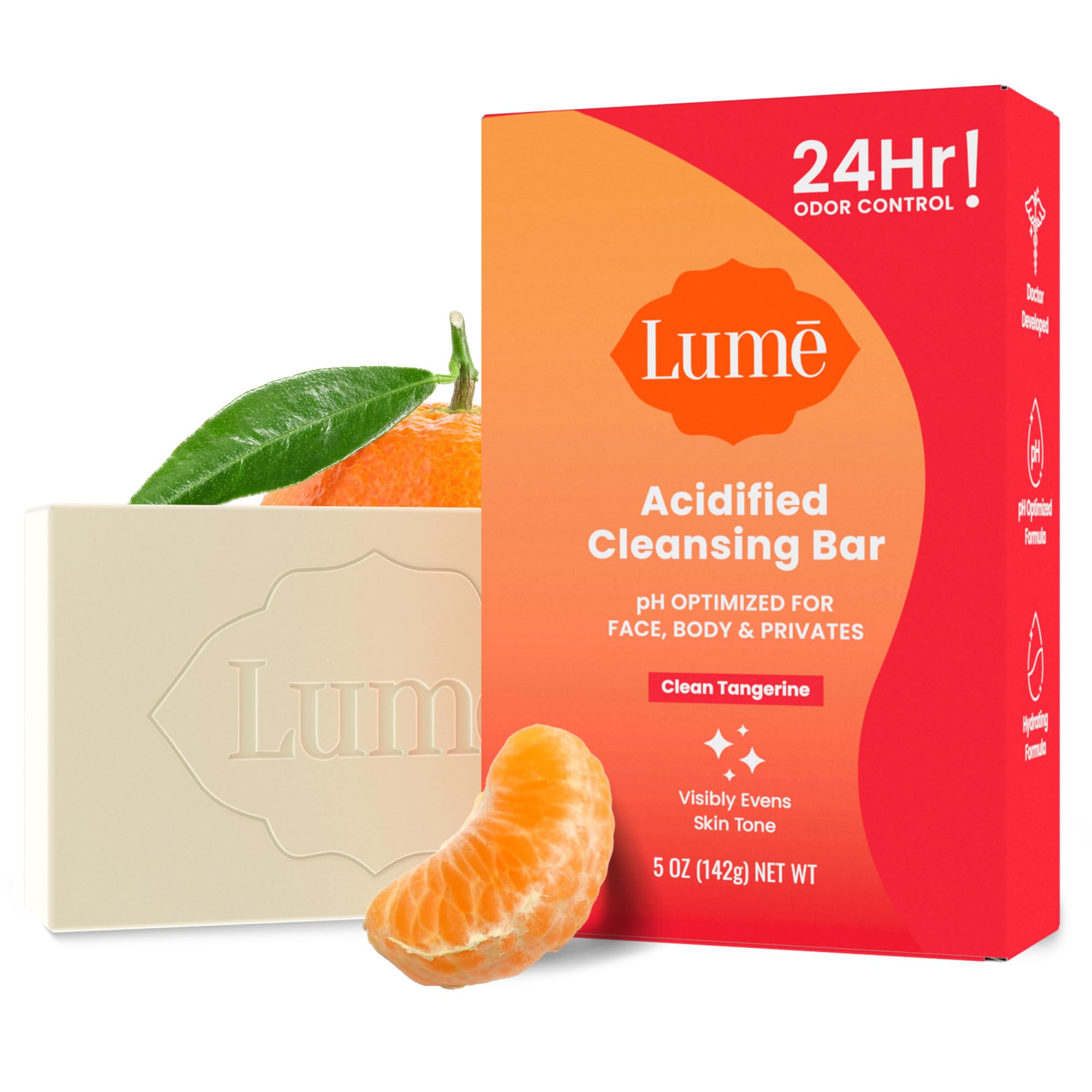Lume barra Clean Tangerine vista frontal frescura duradera