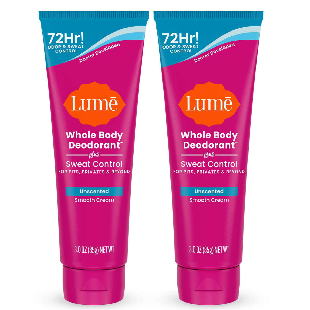 Lume tubo frente mostrando etiqueta y beneficio de control de olor