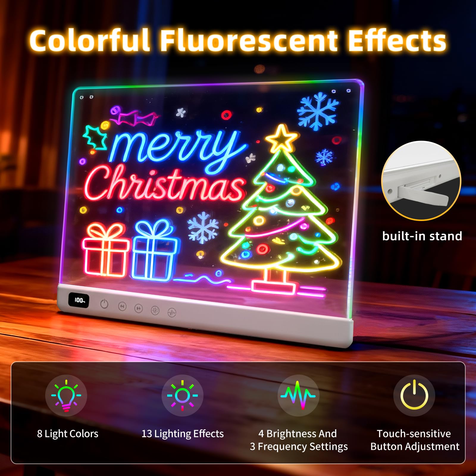 LUMIBOARD efecto dinámico de colores que potencia ilustraciones