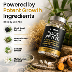 Lumin Root Revive: mujer usando suplemento en su rutina diaria beneficiando cabello