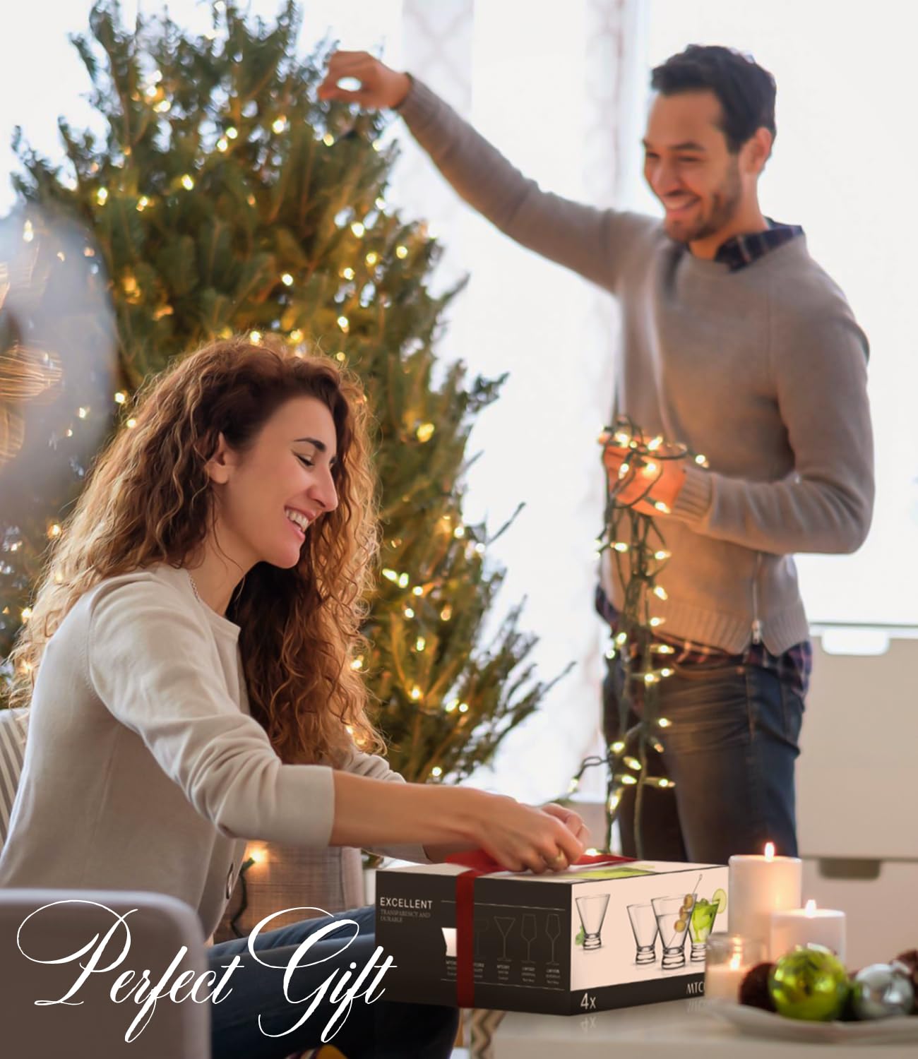 LUNA & MANTHA empaque de regalo elegante ideal para bodas y aniversarios
