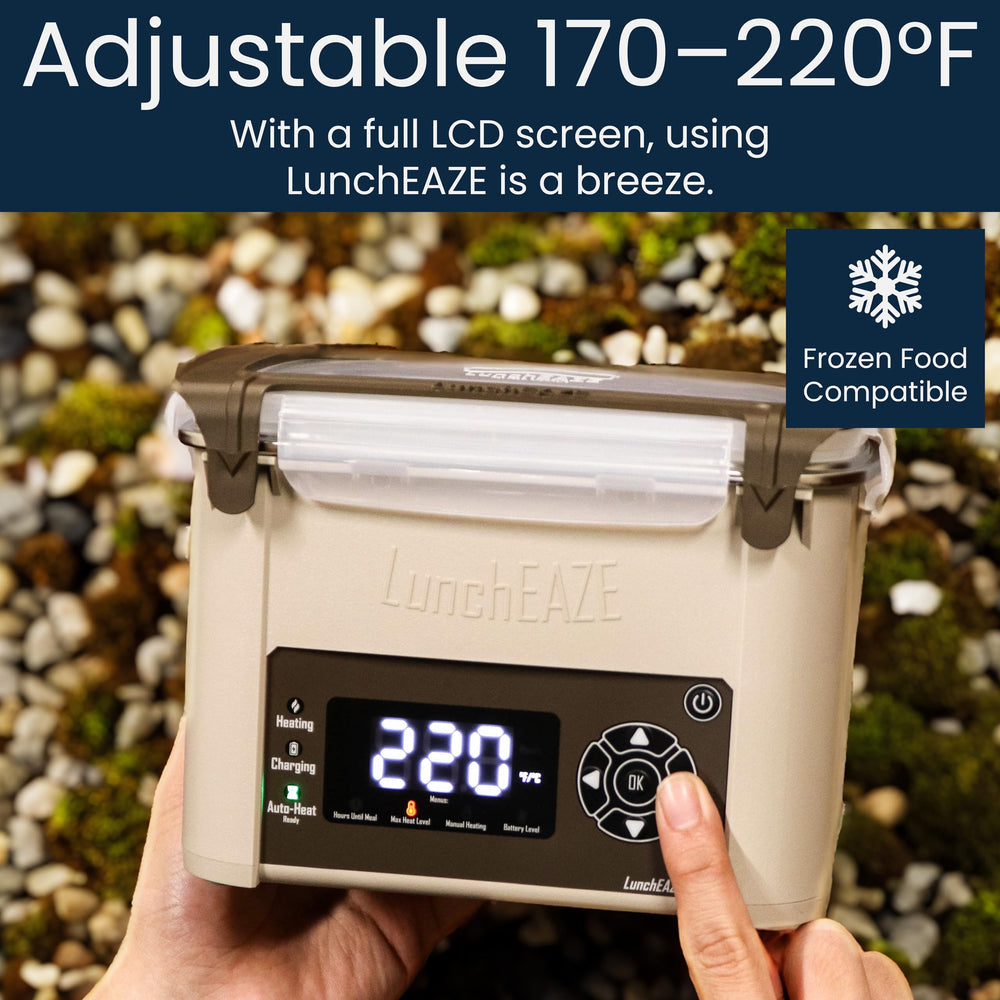 LunchEAZE detalle del acero 304 que demuestra superficie resistente y segura