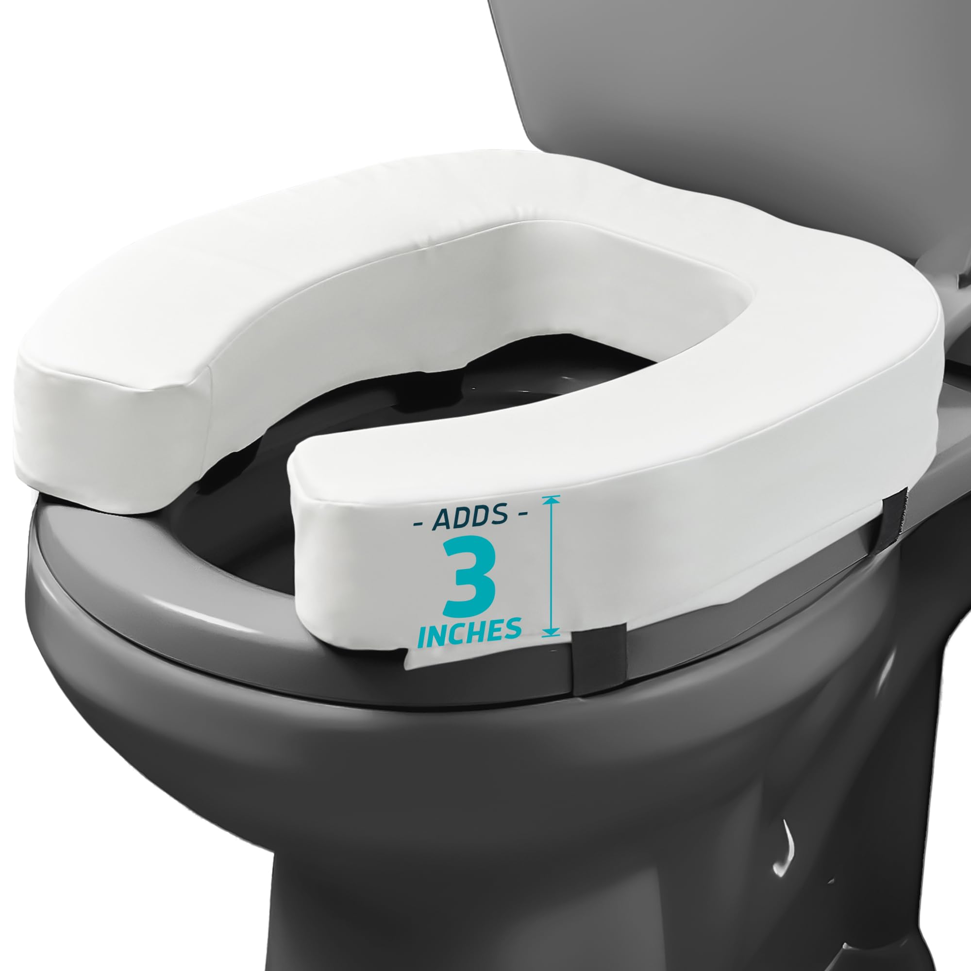 Lunderg vista frontal del asiento elevador con diseño universal y aspecto firme
