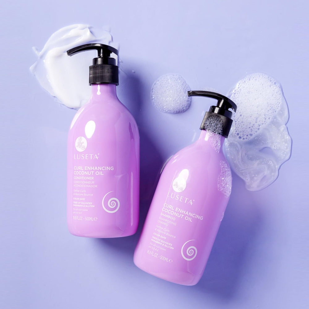 Luseta aplicación en ducha en cabello húmedo facilita desenredado
