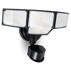 LUTEC foco frontal cuatro cabezas, iluminación potente y amplia cobertura