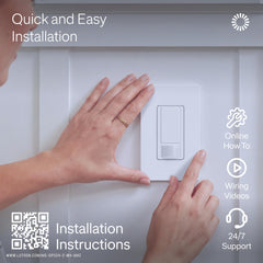 Lutron Maestro detalle de textura y acabado que muestra calidad y durabilidad
