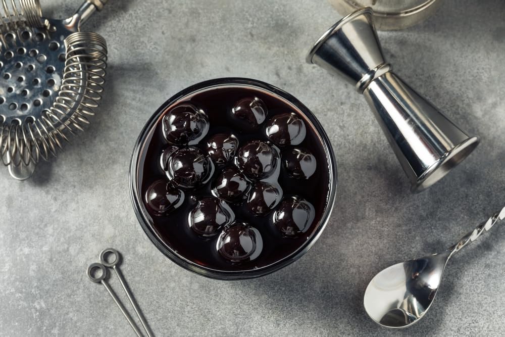 luxardo relleno pastel con cerezas picadas para repostería gourmet