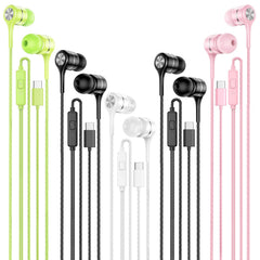 LWZCAM pack frontal mostrando cinco auriculares, ideal para aulas