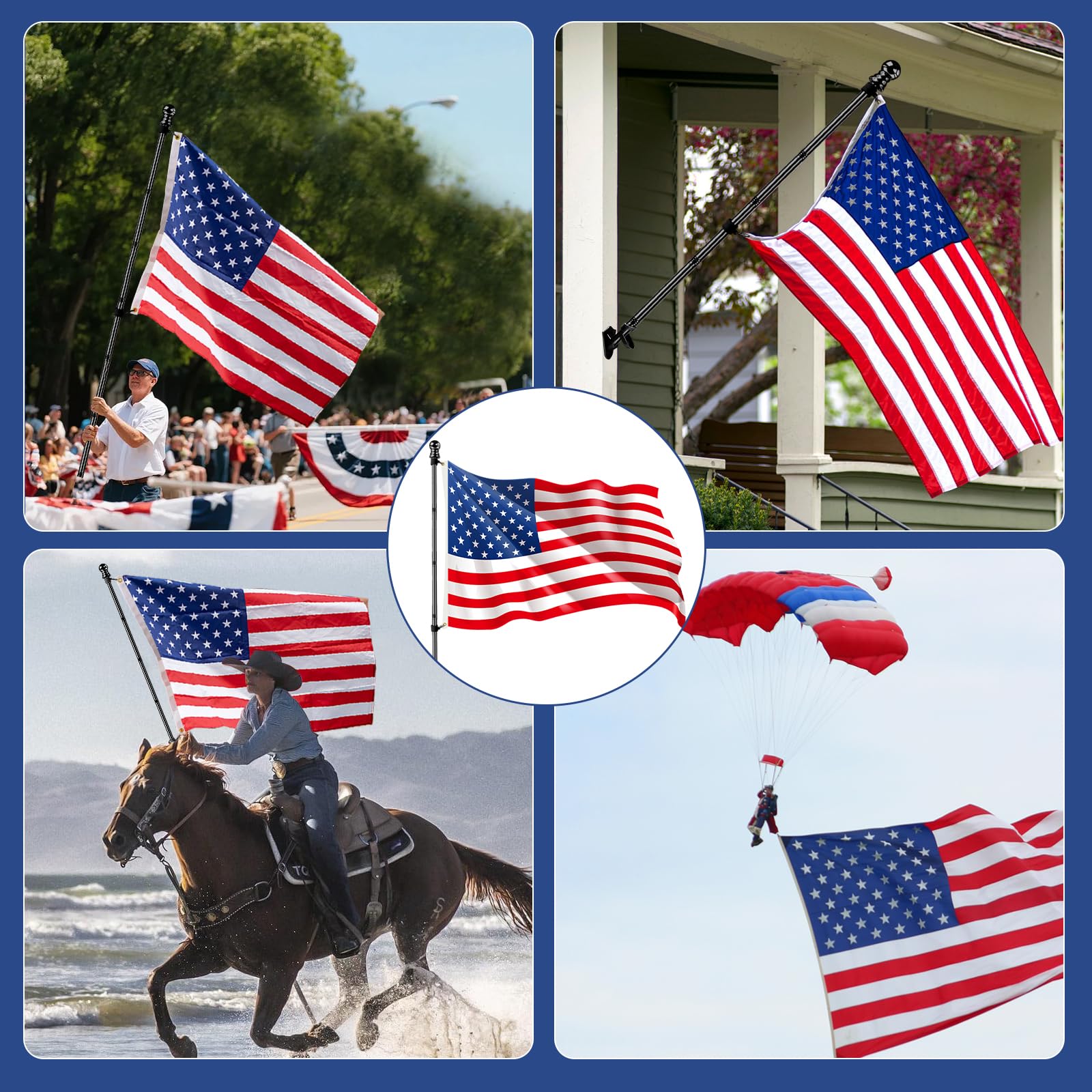 LYNSHION porch scene with flag flying showing curb appeal benefit