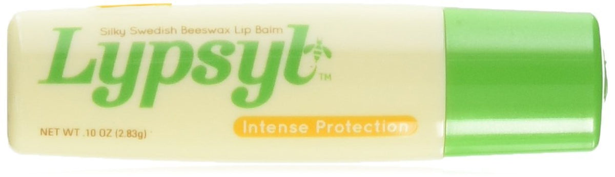 Lypsyl envase frontal mostrando diseño y aplicación rápida, protección cómoda
