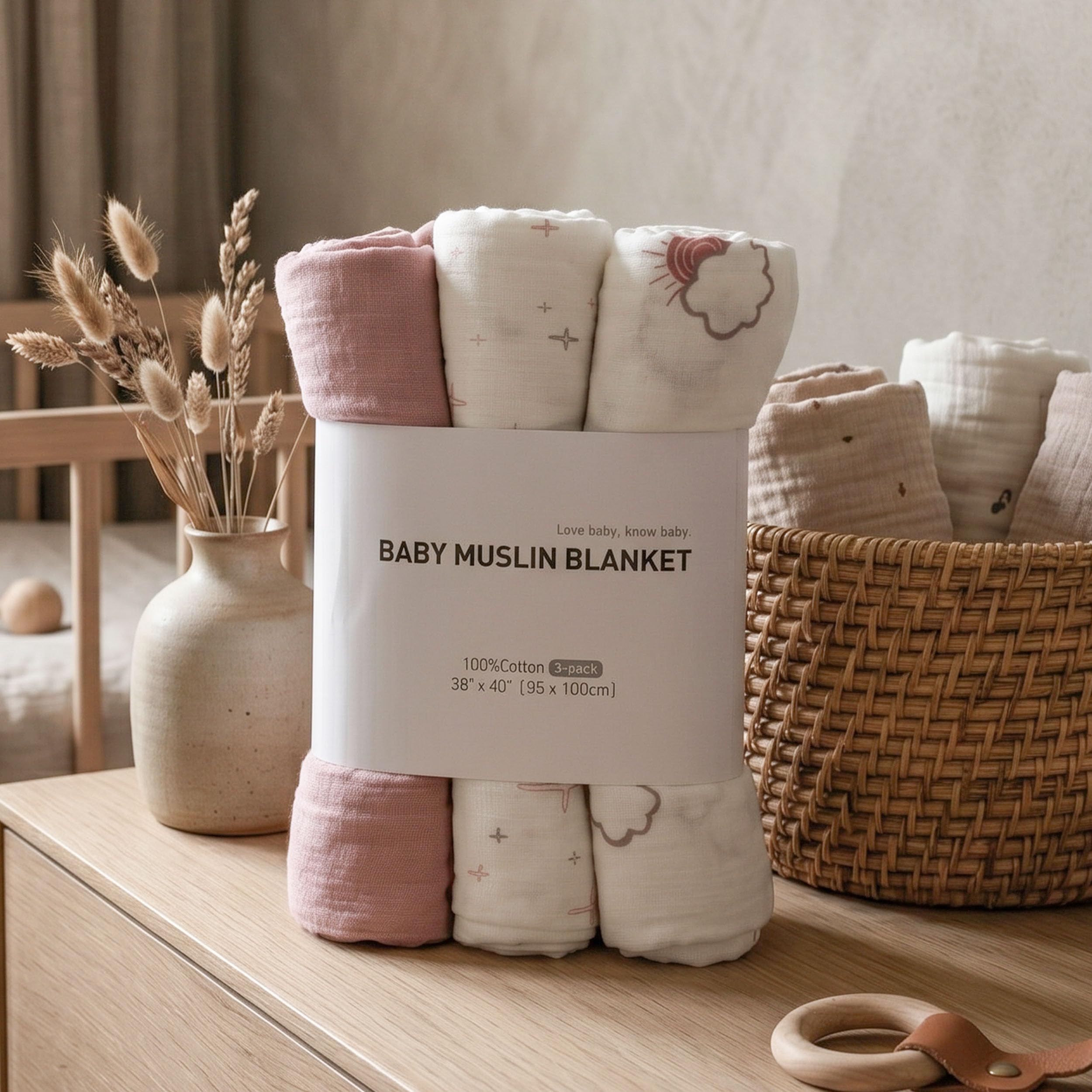 LYRICHOM BABY pack bien presentado como regalo práctico para recién nacido