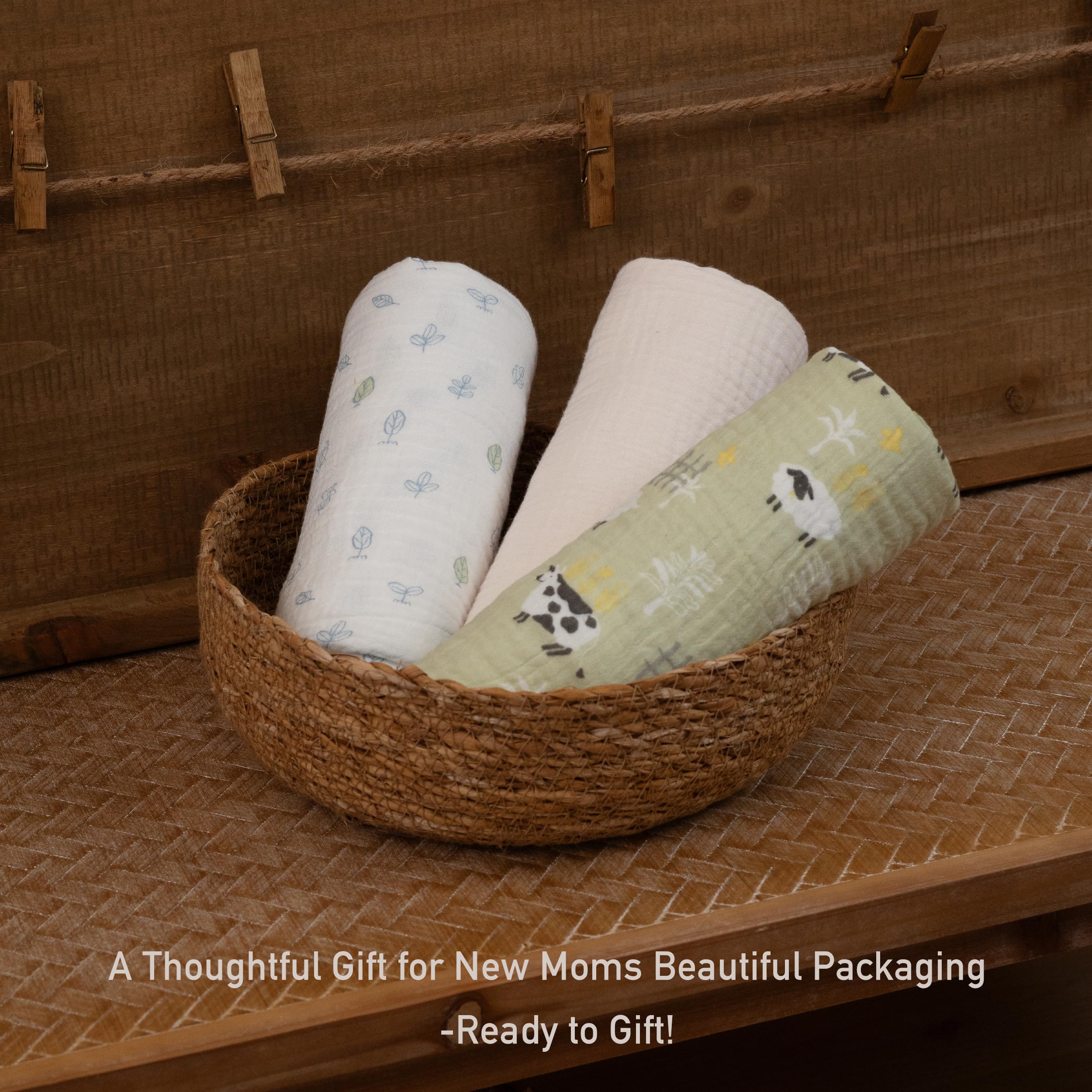 LYRICHOM BABY set presentado para regalo, ideal como obsequio de baby shower