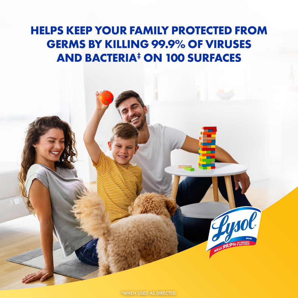 Lysol en sofá, desodoriza y refresca tapicería al instante