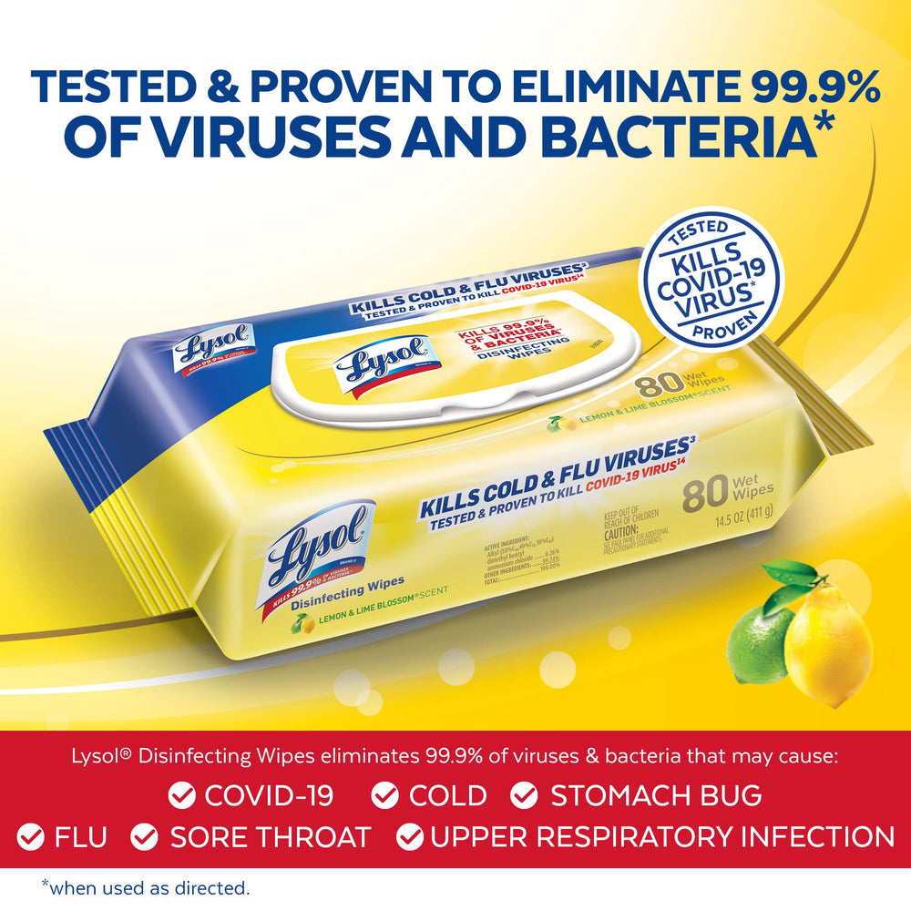 Lysol detalle de textura de la toallita mostrando fibras resistentes y humedad