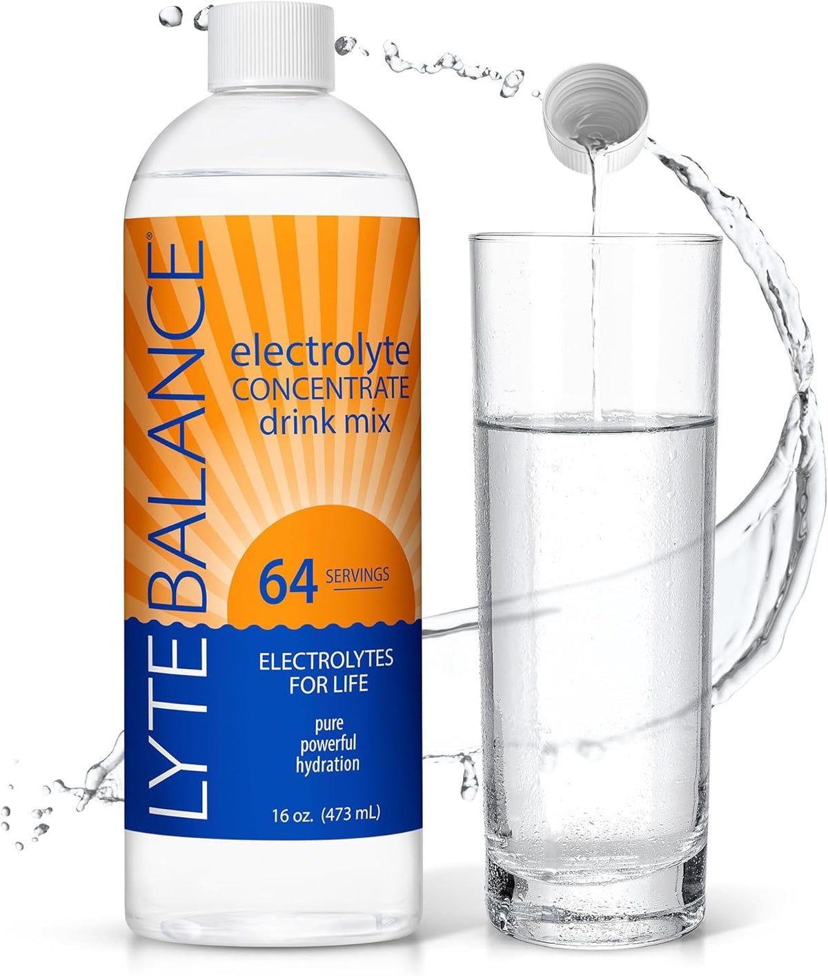 LYTE BALANCE frente del envase mostrando etiqueta y tapa fácil de ver