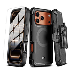 M MYBAT PRO vista frontal de la funda mostrando ajuste perfecto y protección