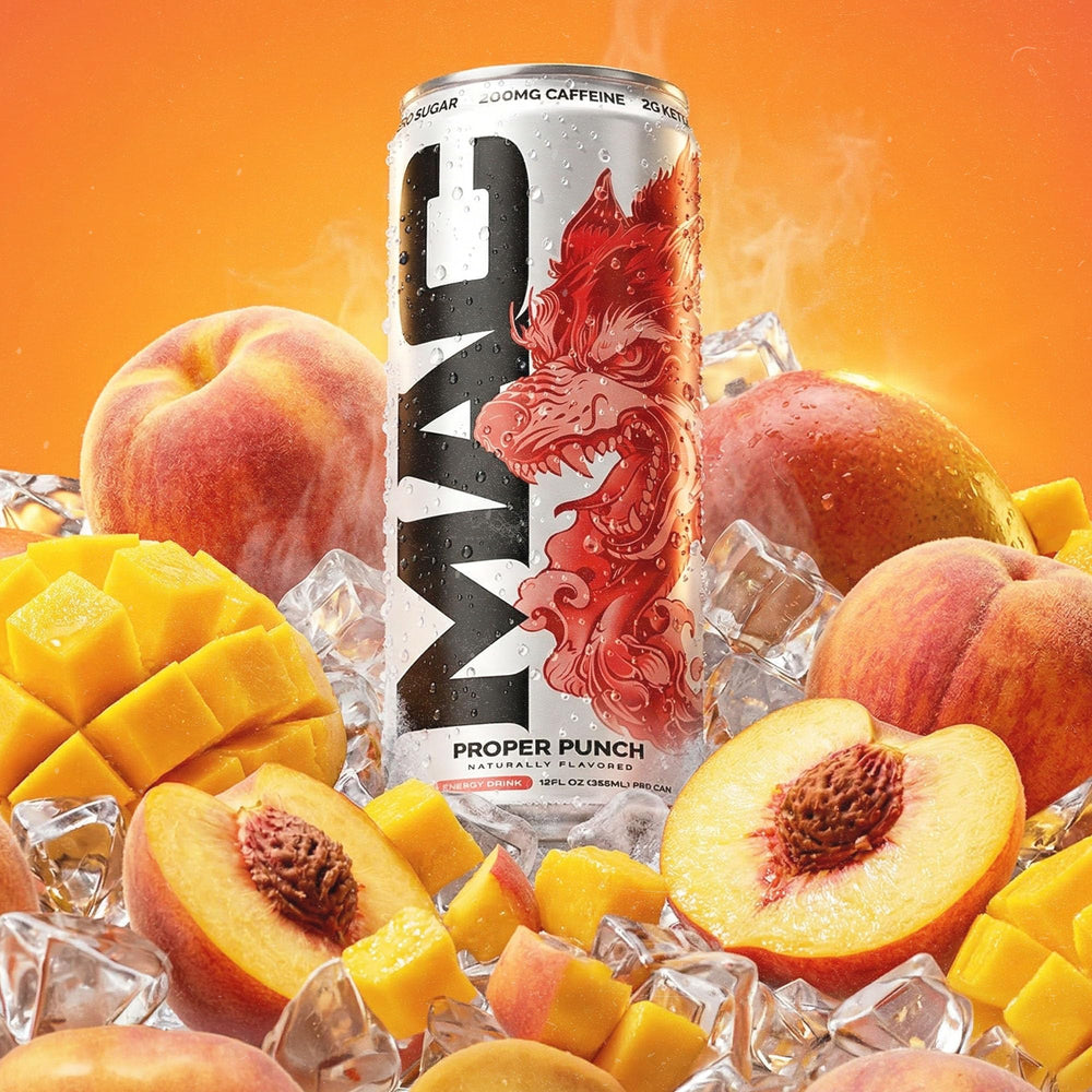 MAC Energy close-up de burbujeo resaltando frescura