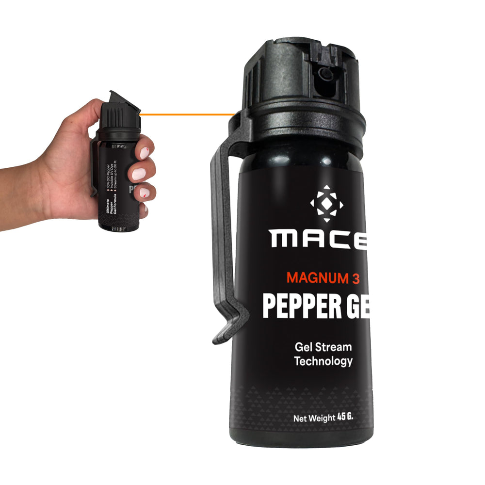 Mace Magnum 3 frontal mostrando diseño y tamaño compacto para defensa
