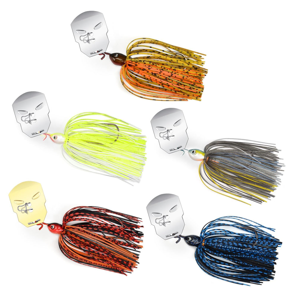 MadBite rigged with soft plastic trailer to show added profile and increased action