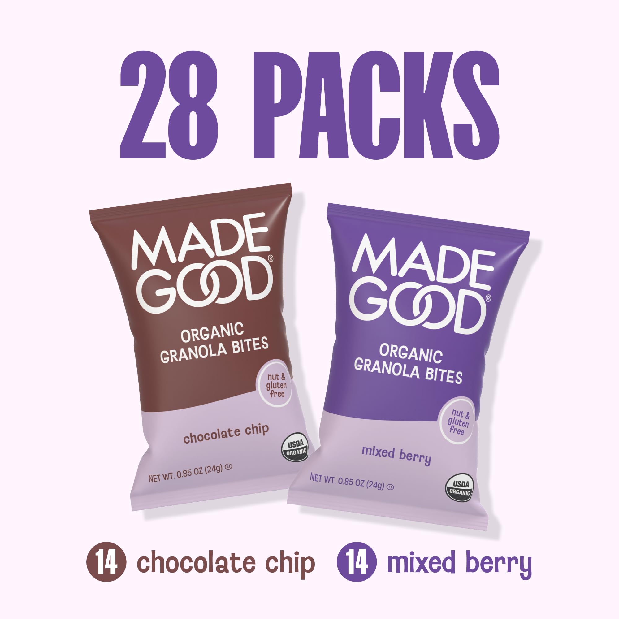 MadeGood etiqueta de ingredientes, transparencia y lista limpia