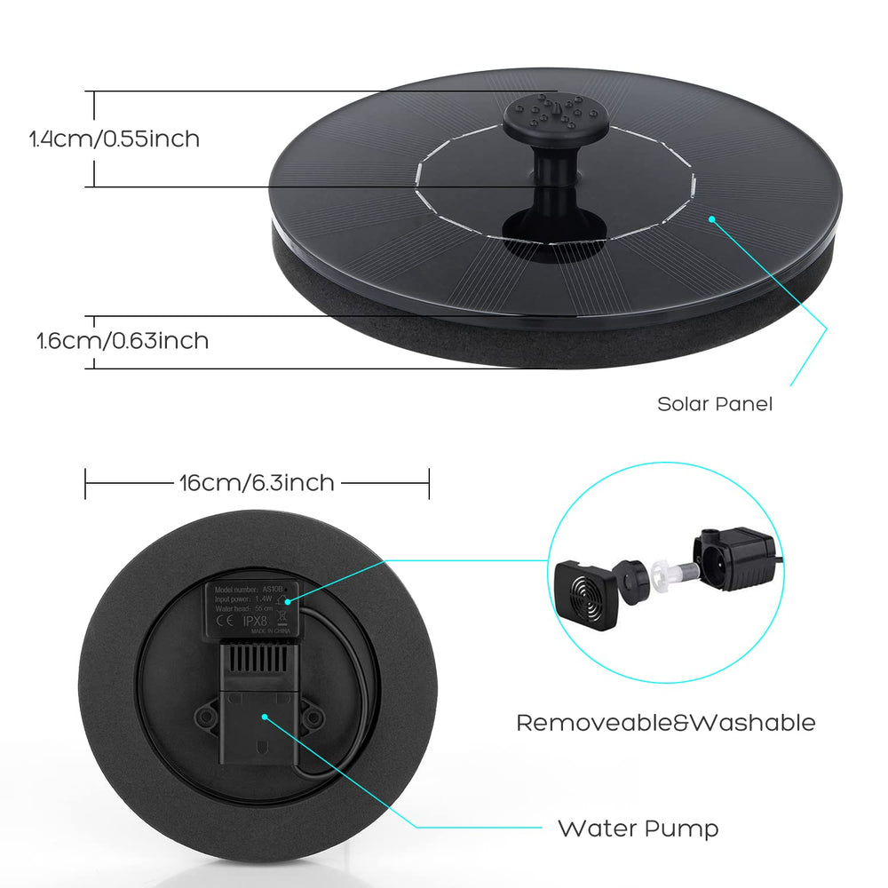 Mademax bomba junto a mano para comparar tamaño y escala compacta